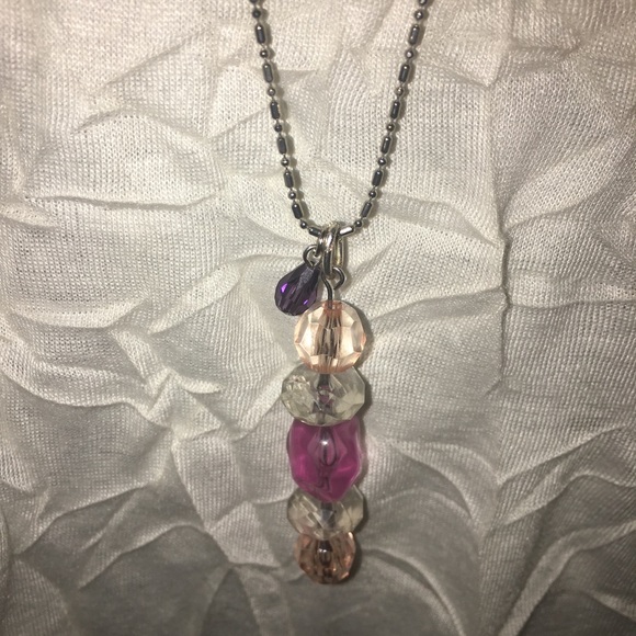 Pendant on Long 31” silver chain - Picture 2 of 6